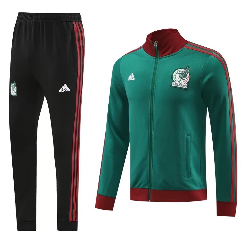 AAA Quality Mexico 24/25 Tracksuit - Green/Red